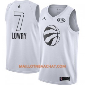 Maillot NBA Toronto Raptors Kyle Lowry 7 2018 All-Star Jordan Brand Blanc Swingman - Homme